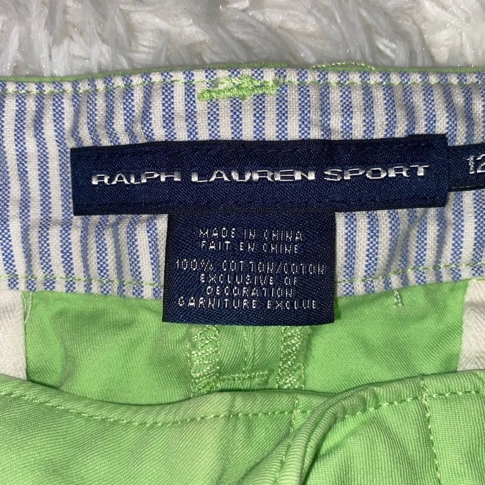 Bright Green Ralph Lauren Sport Cotton Pants - Picture 2 of 5